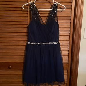 Navy Blue Dress